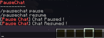  Pause Chat Plugin [1.6.4]