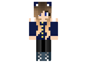  Ombre Cat Girl Skin