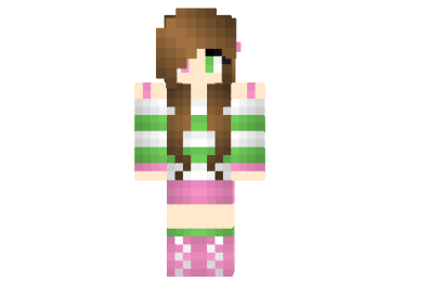  Super Cute Girl Skin  Minecraft