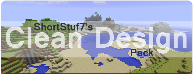  ShortStuf7′s Clean Design Texture Pack  Minecraft 1.6.2/1.6.1