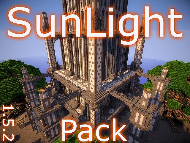  Sun Light Texture Pack  Minecraft 1.5.2/1.5.1/1.4.7