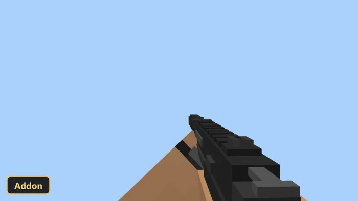 first-person view of a rifle