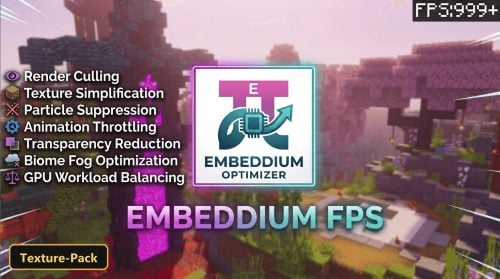 Embeddium Optimizer (26+, 1.21) – MCPE/Bedrock Texture Pack