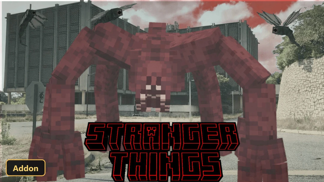ADD-ON STRANGER THINGS (26+, 1.21) – MCPE/Bedrock Addon — screenshot 2