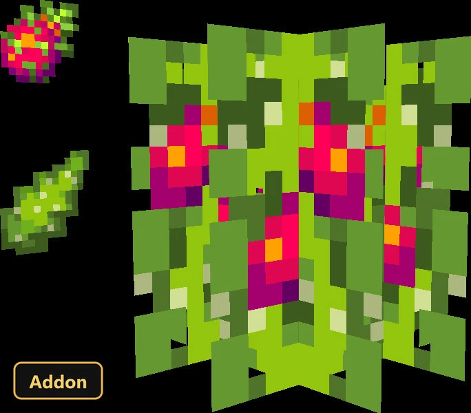 dragon fruit item, dragon fruit slice, and dragon fruit plant