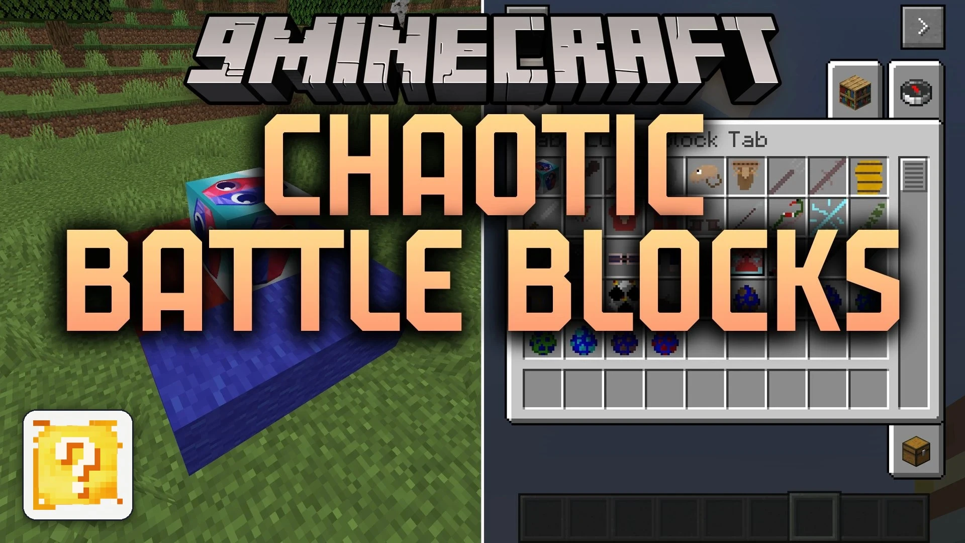 Chaotic Battle Blocks Mod (1.20.1) – Break Lucky Blocks for Chaotic Mob Fights