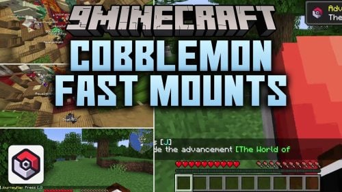 Cobblemon Fast Mounts Data Pack (1.21.11, 1.21.1) - Ride Cobblemon Mounts