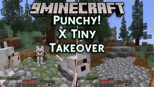 Punchy X Tiny Takeover Mod (26.2, 1.20.1) - Carry Baby Animals and Play Fetch
