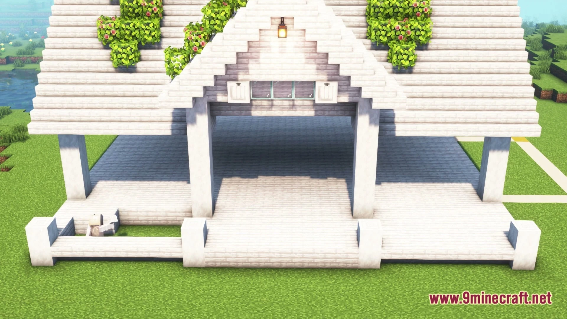 Modern Mizuno's Pale Oak House Map (26.2, 1.20.1) – Peaceful Pale Oak Retreat — screenshot 2