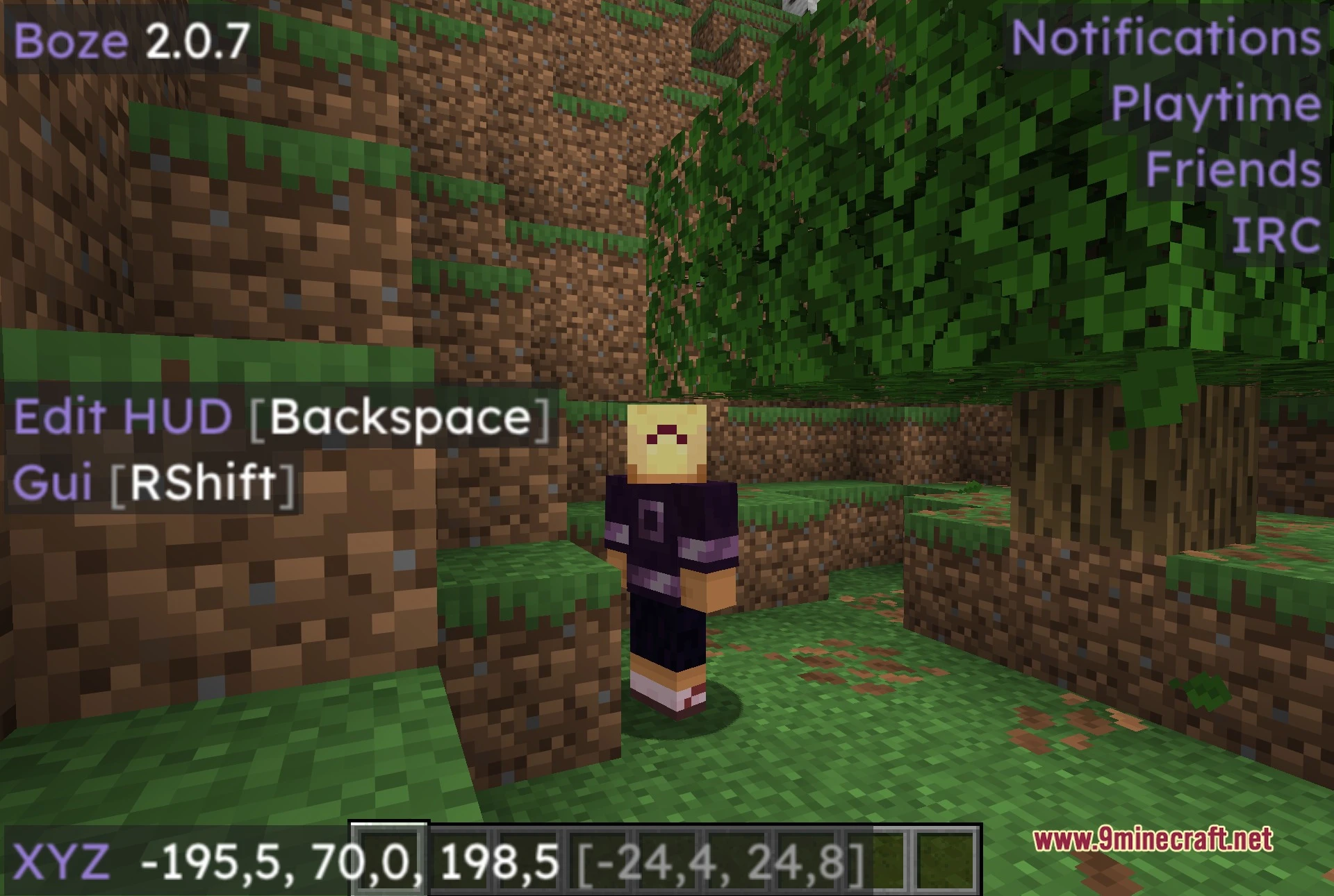 Boze Standard Client Mod (26.2) – Dominate Crystal PvP on Anarchy Servers — screenshot 2