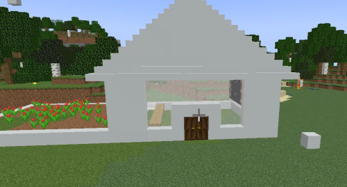 House That Has a Flower Area Schematic Thumbnail