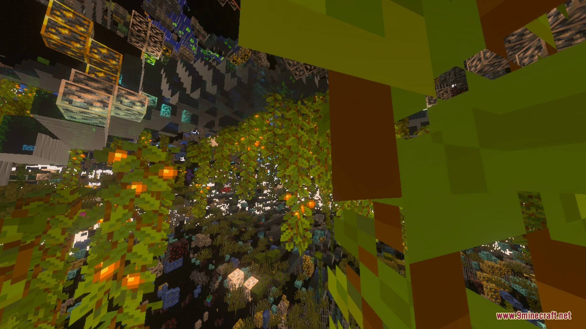 X-ray Plus+ Shader (26.x, 1.21) – Transparent Blocks and Outlined Ores on Mobile — screenshot 4