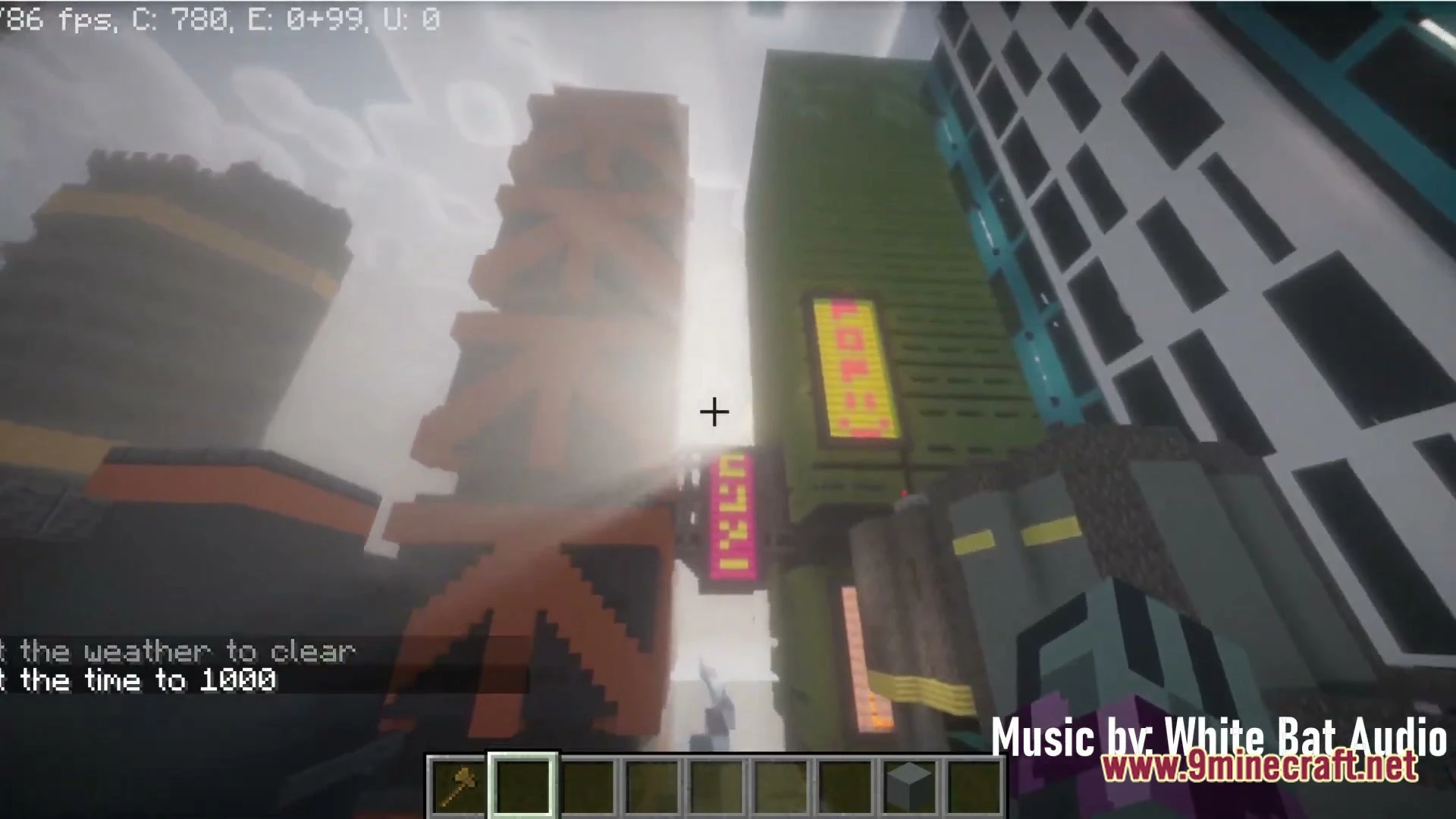 Cyberpunk City Modded Map (26.2, 1.20.1) – Survive a Ruthless Neon Metropolis — screenshot 3