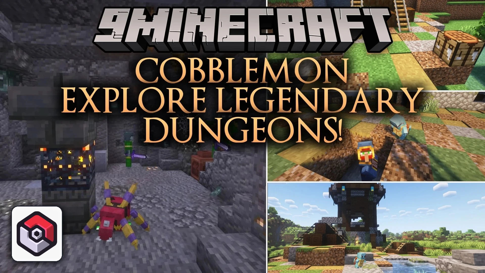 Cobblemon Explore Legendary Dungeons Mod (1.21.1) – Raid Massive Pokemon Boss