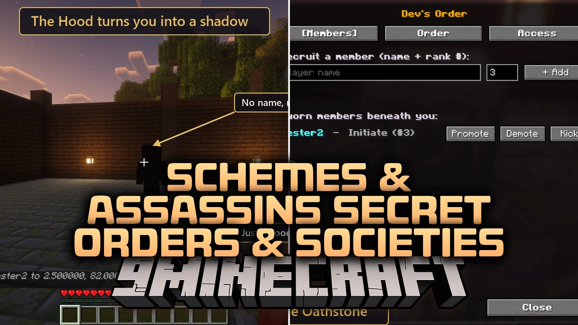 Schemes & Assassins Secret Orders & Societies Mod (1.21.1)