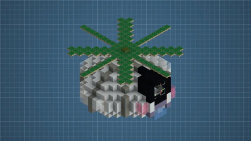 Garlic Drone Disel Schematic (1.21.x) – Flying Flower Drone with Diesel Power