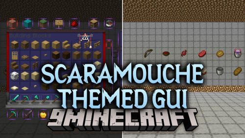 Scaramouche Themed GUI Resource Pack (1.21.5, 1.20.1)