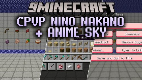 CPvP Nino Nakano + Anime Sky Resource Pack (26.2, 1.20.1)