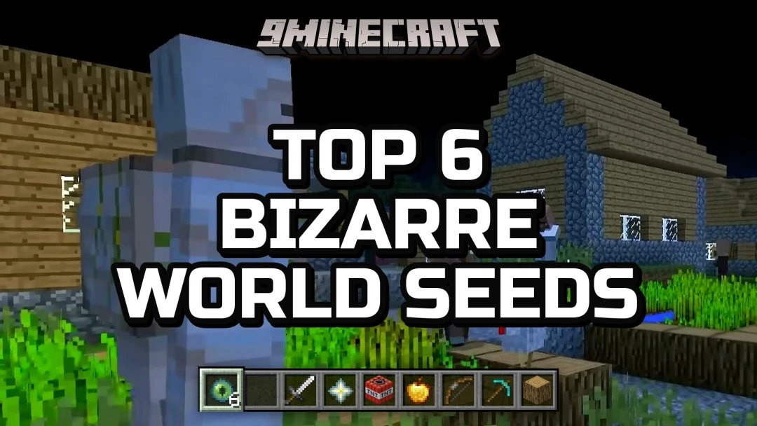 Top 6 Bizarre World Generation & Entity Seeds for Minecraft 26.3 - Java & Bedrock Edition Thumbnail