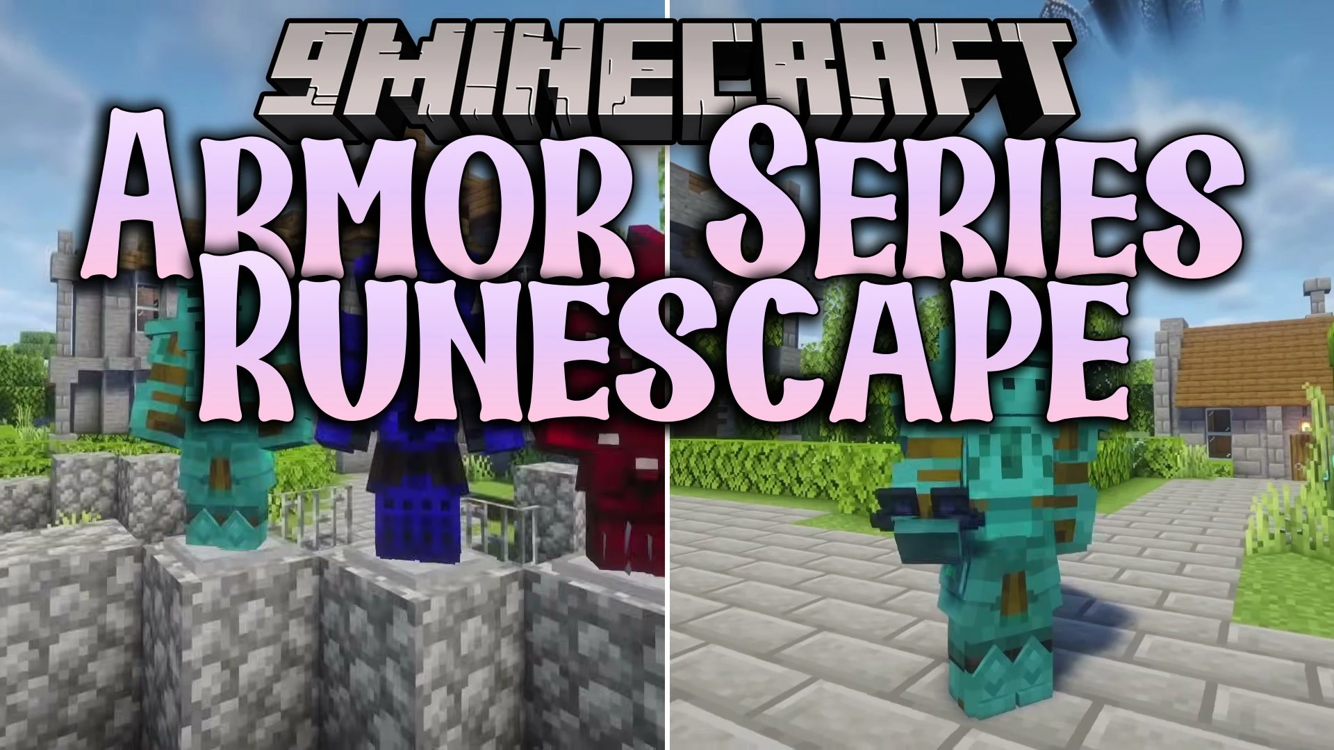 Armor Series Runescape Mod (1.21.1, 1.20.1) – Battle Mobs in Dragonhide