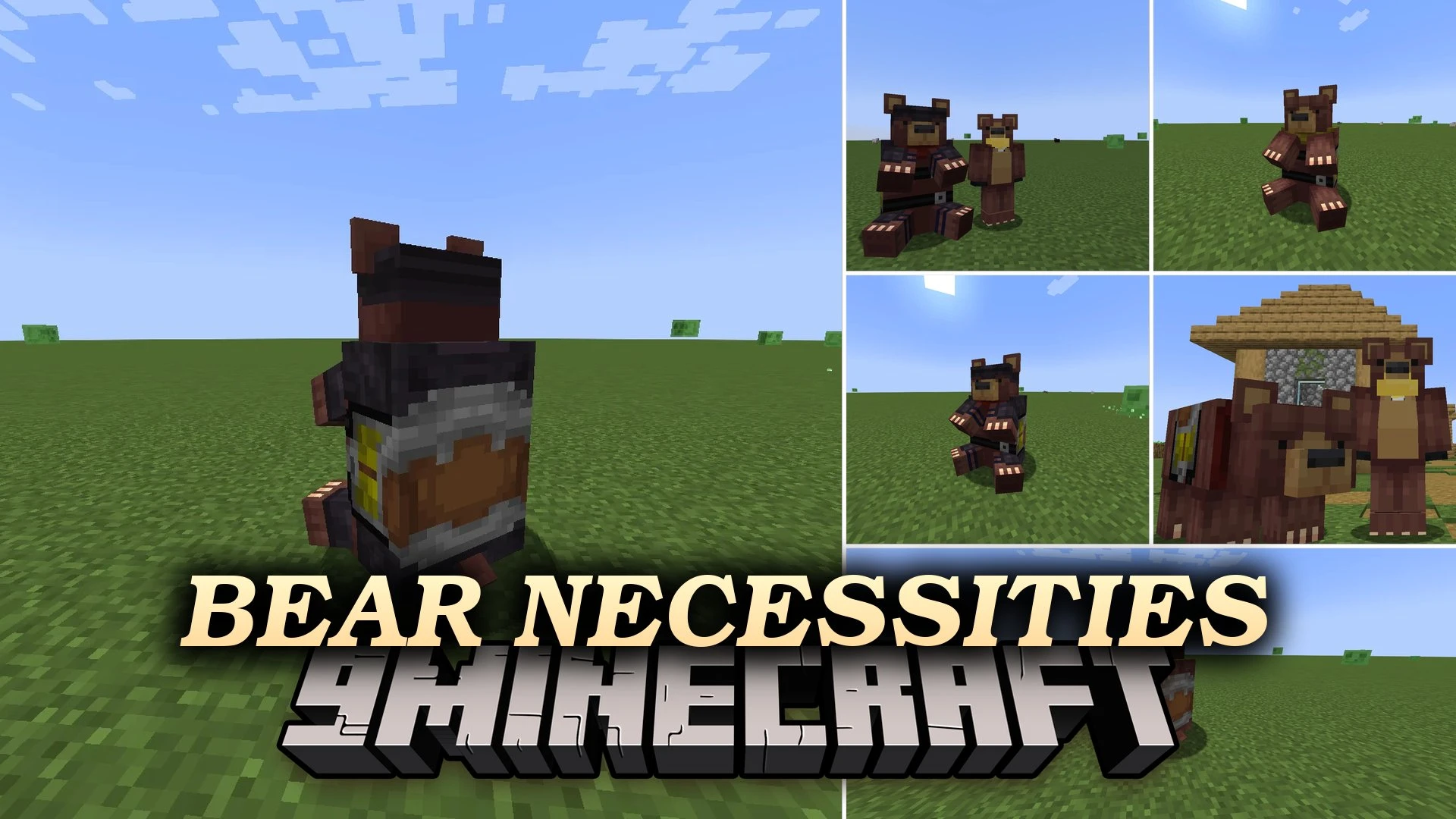 Bear Necessities Mod (26.3, 1.21.1) – Ride Armored Grizzly Bears Into Battle