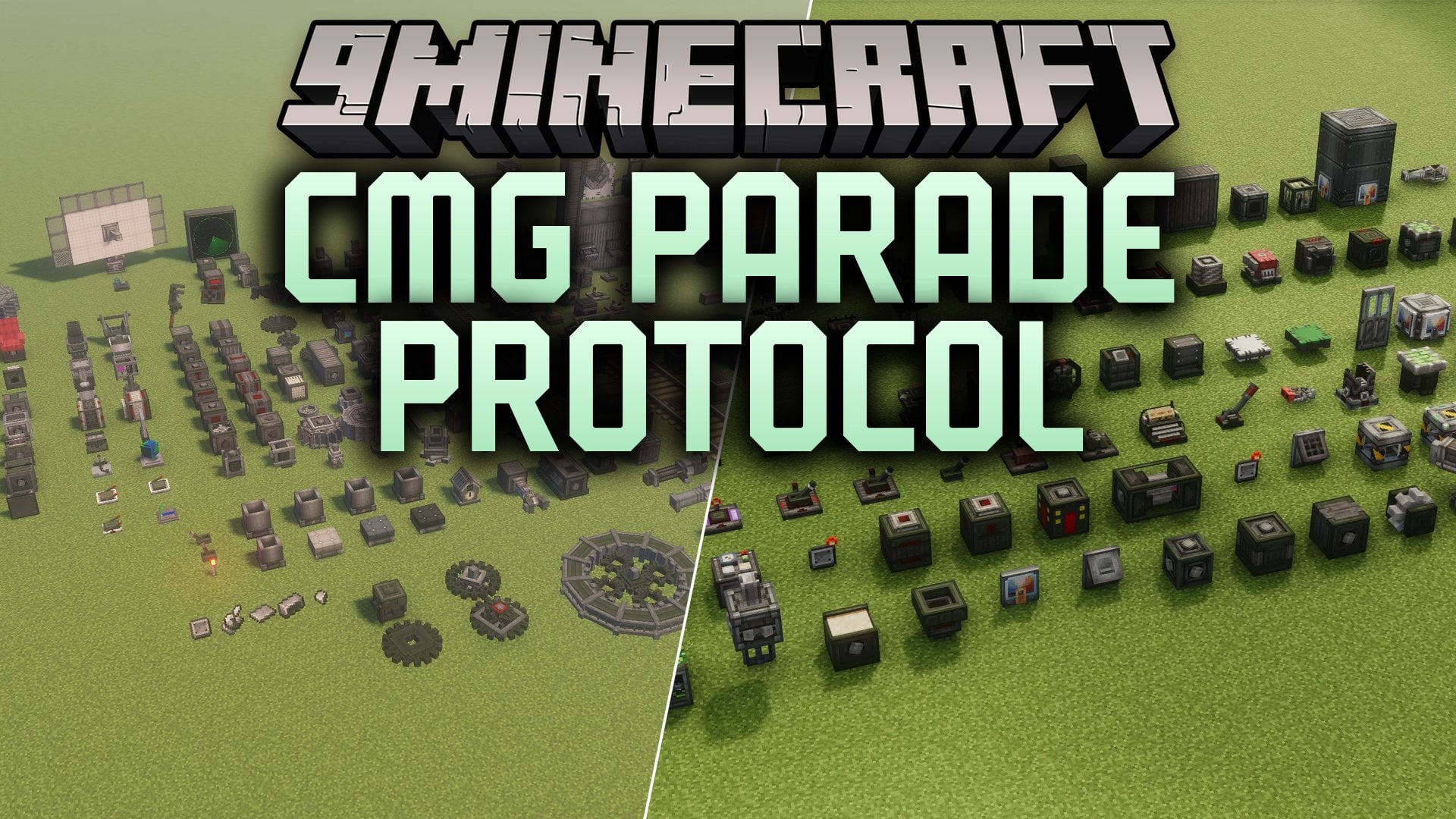 CMG Parade Protocol Resource Pack (1.21.1, 1.20.1) – Clean Industrial War Tech