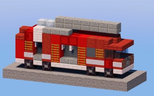 Fire Truck Schematic (1.21.x) – Build A Realistic Modern Fire Truck