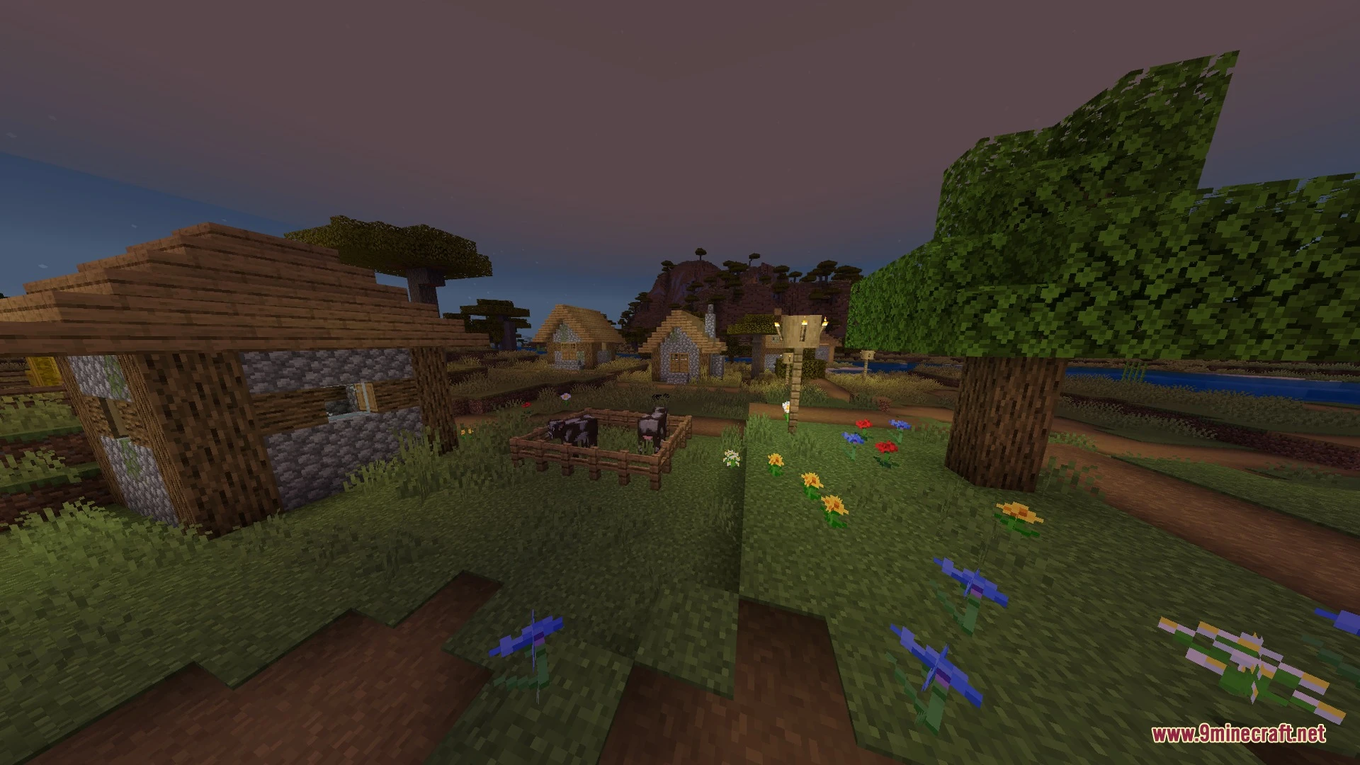 Foxay Shader (26.x) – Aurora Night Skies and Glowing Ores for Bedrock — screenshot 6
