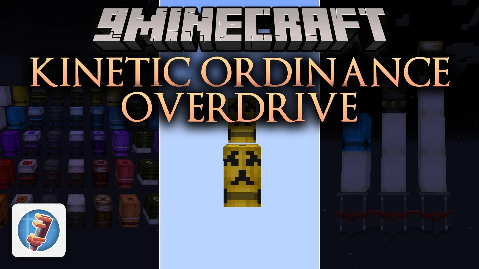 Kinetic Ordinance Overdrive Mod (1.21.1, 1.20.1) – Launch Massive Artillery