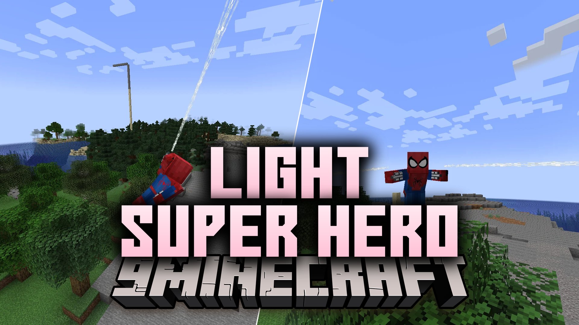 Light Super Hero Mod (26.2) – Defend Villages with Solid Light Weapons