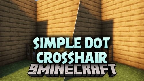 Simple Dot Crosshair Resource Pack (26.3, 1.21.1) – Clear Screen, Pure Aim