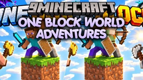 One Block World Adventures Map (26.x) – Expand a Sky Empire From One Spawning