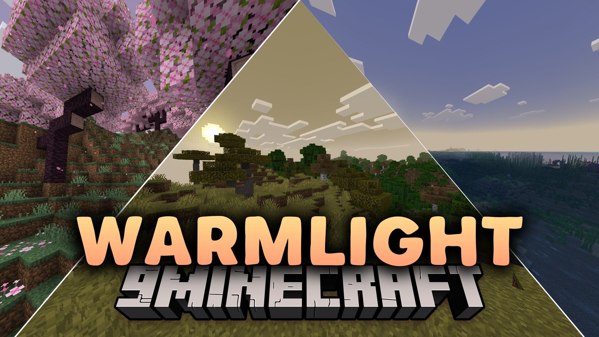 WarmLight Shaders (26.x, 1.21) – Realistic Water Caustics and Glowing PBR Ores
