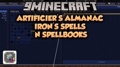 Artificier’s Almanac Iron’s Spells ‘n Spellbooks Mod (1.21.1, 1.20.1)