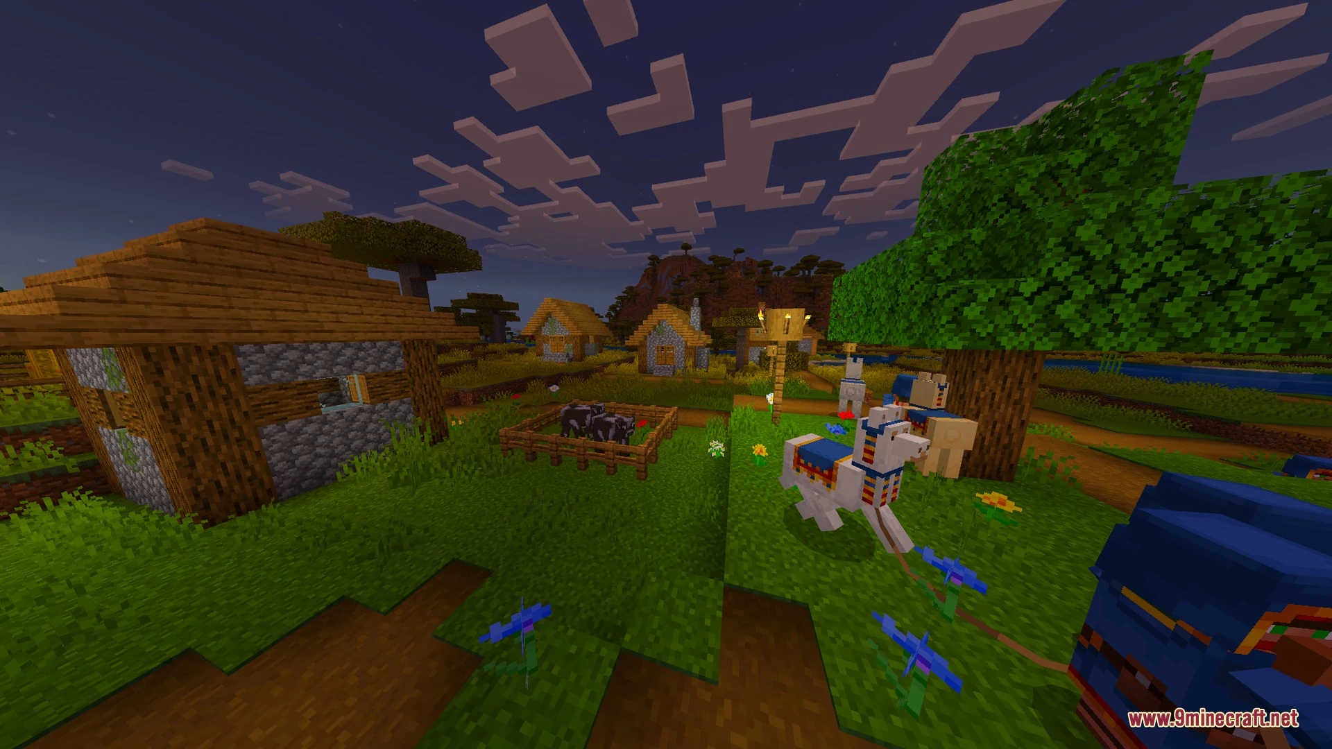 Colorful Visuals Shader (26.x) – Neon Green Grass and Deep Purple Skies Screenshot 6