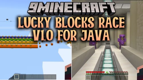 Lucky Blocks Race V1.0 for Java Map (1.21.4) – A Chaotic Dash to Final Arena