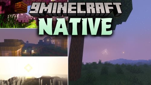 Native Shaders (26.3, 1.20.1) – Bedrock RTX Lighting with Colored Lights
