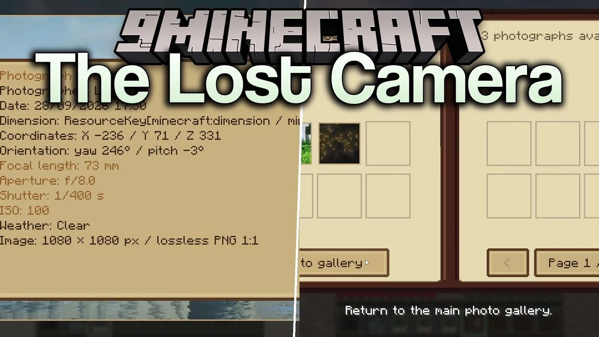 The Lost Camera Mod (26.2) – Restore Broken Ruins Through Your Camera Lens