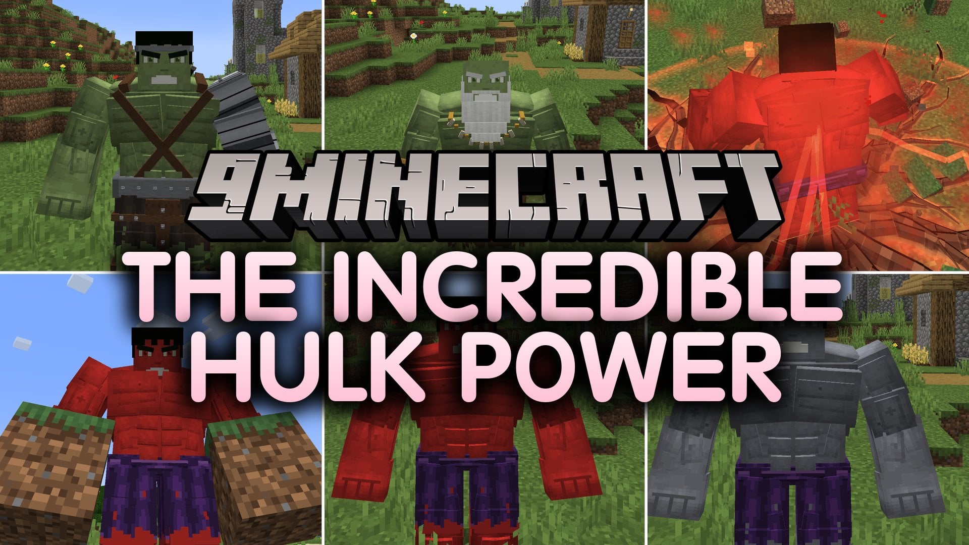 The Incredible Hulk Power Mod (1.20.1) – Crush Hostile Mobs with Raw Monster