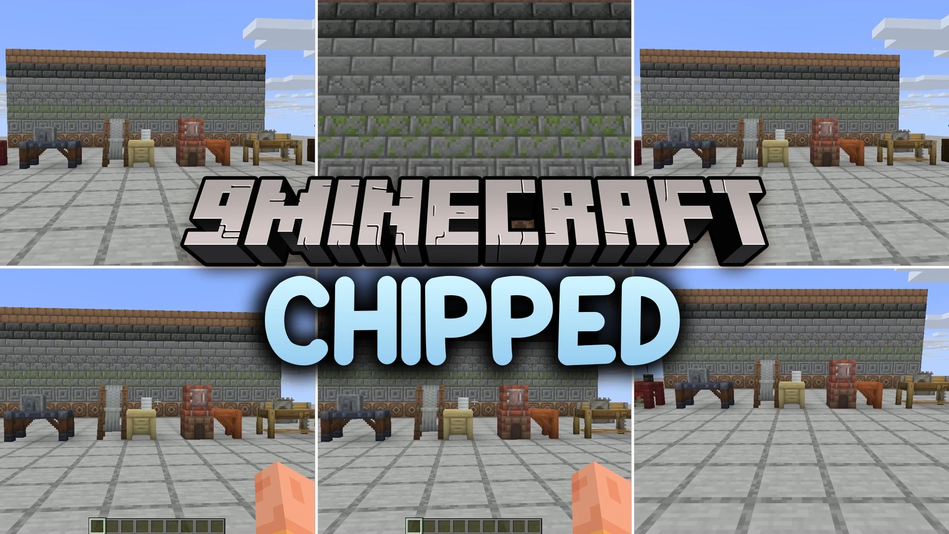 Chipped 9minecraft Mod (26.3, 26.2) – Transform Basic Blocks Into Detailed Decorations