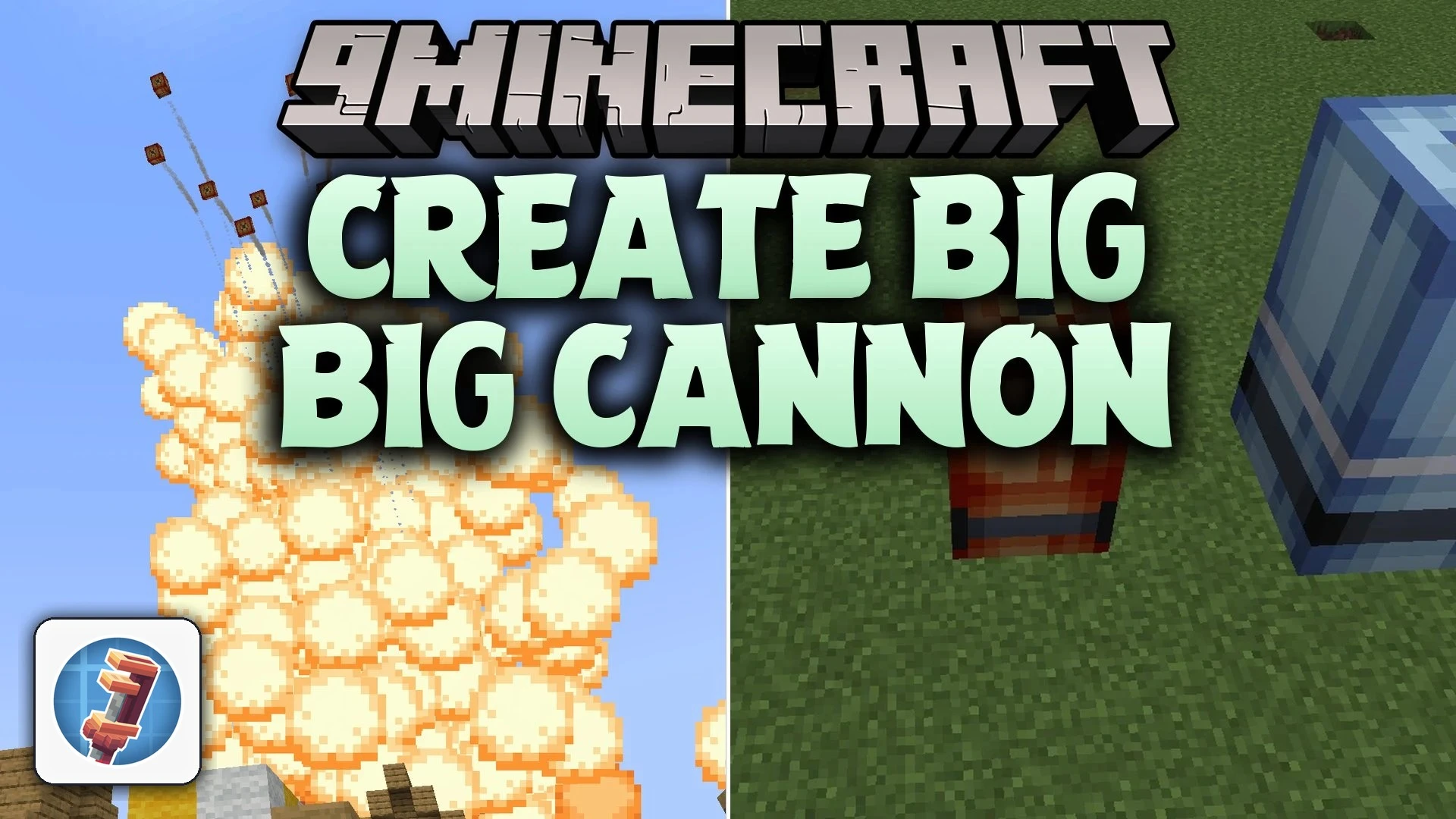 Create Big Big Cannon Mod (1.21.1) – Blast Enemy Fortresses with Giant Naval
