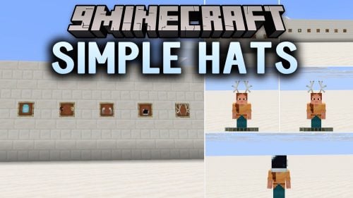 Simple Hats 9minecraft Mod (26.3, 26.2) – Wear Stylish Hats Without Losing Helmet Armor