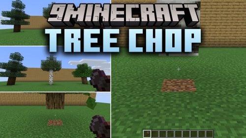 Tree Chop 9minecraft Mod (26.3) – Harvest Whole Trees with One Swing