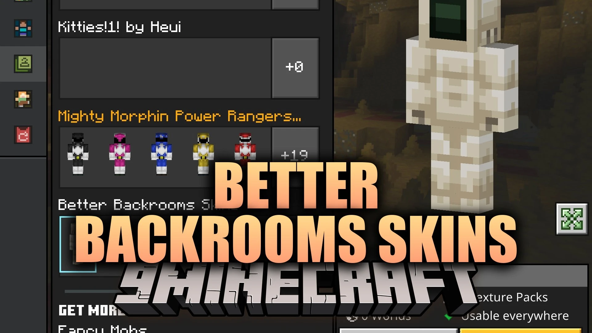 Better Backrooms Skins Skin Pack (26.x) – Creepypasta Entity Outfits for Bedrock