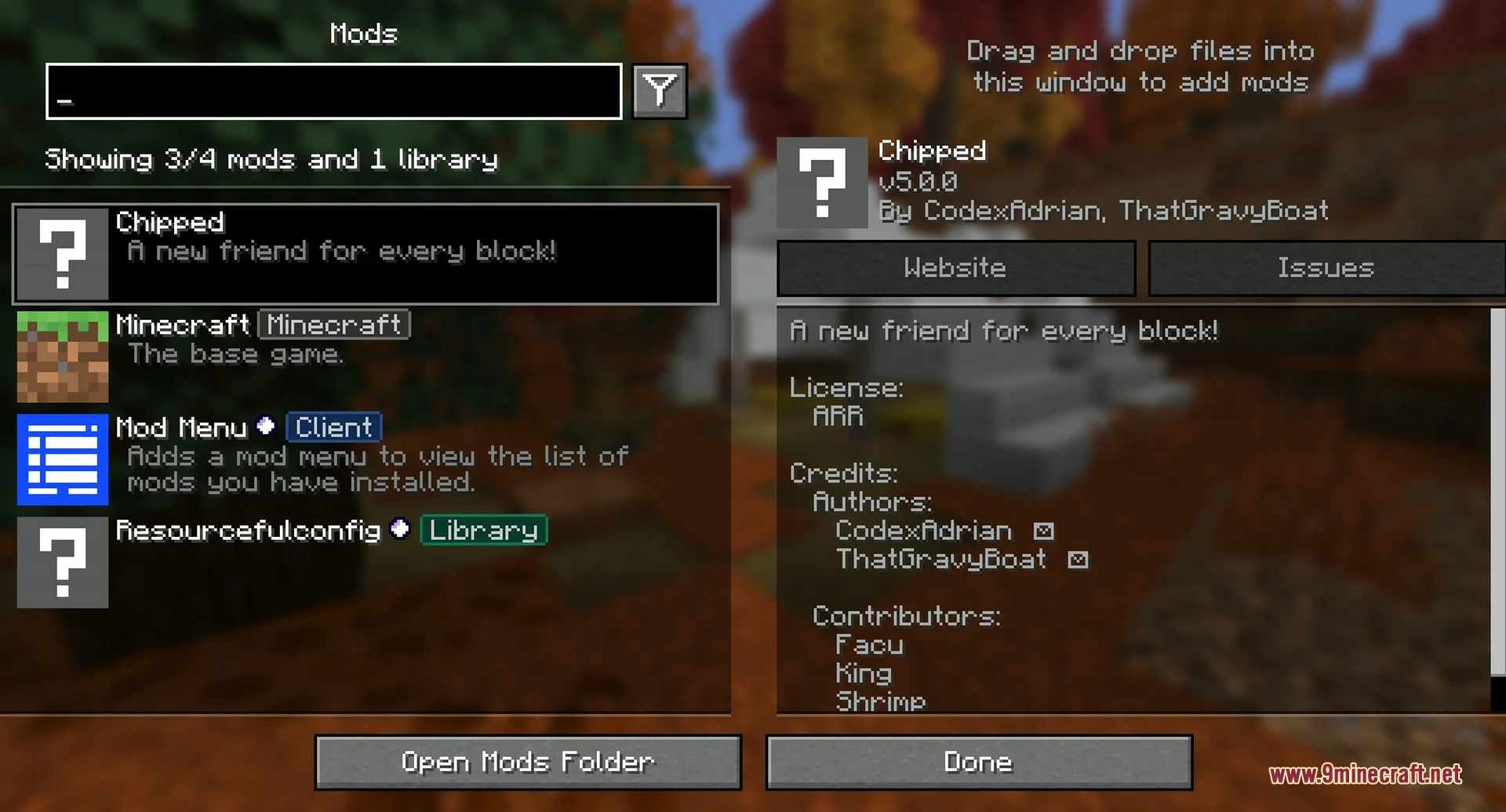 Chipped 9minecraft Mod (26.3, 26.2) – Transform Basic Blocks Into Detailed Decorations — screenshot 1