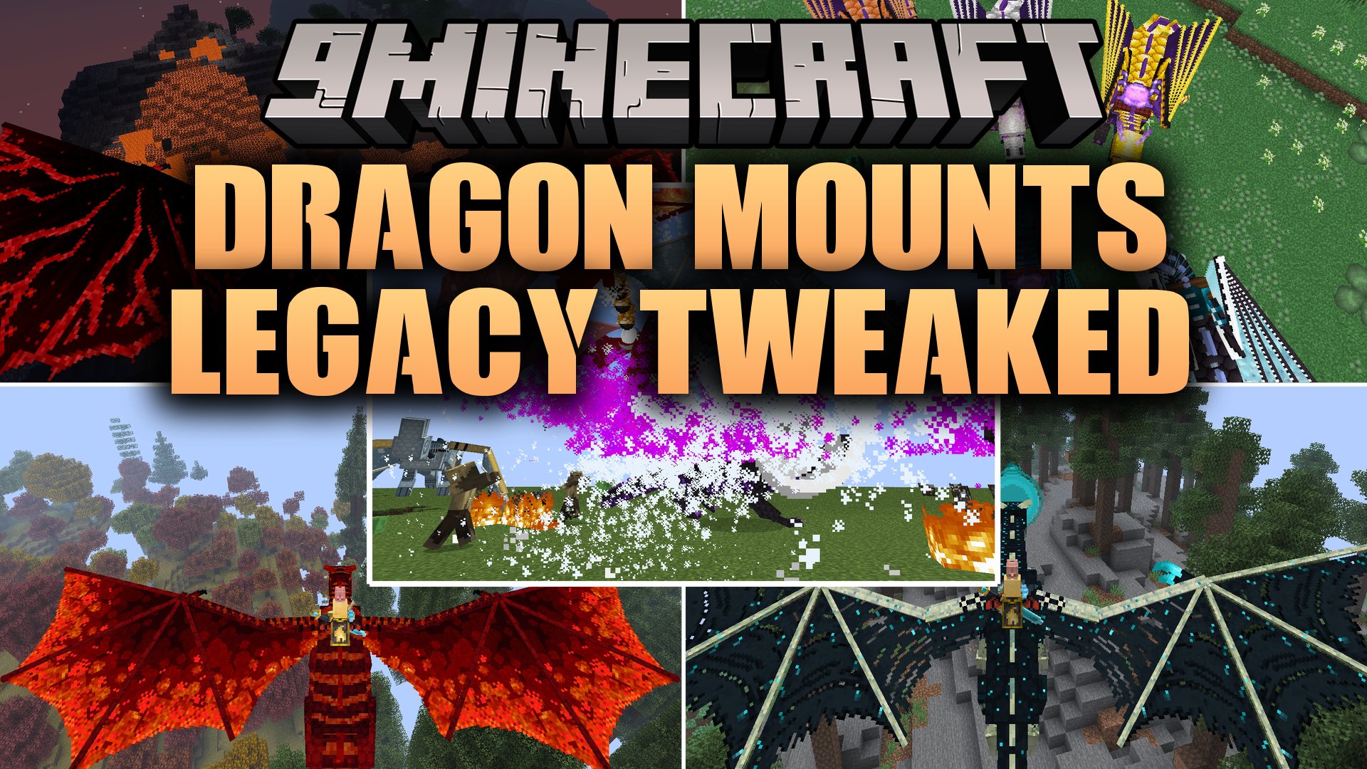 Dragon Mounts Legacy Tweaked Mod (1.20.1) – Command Armored Beasts