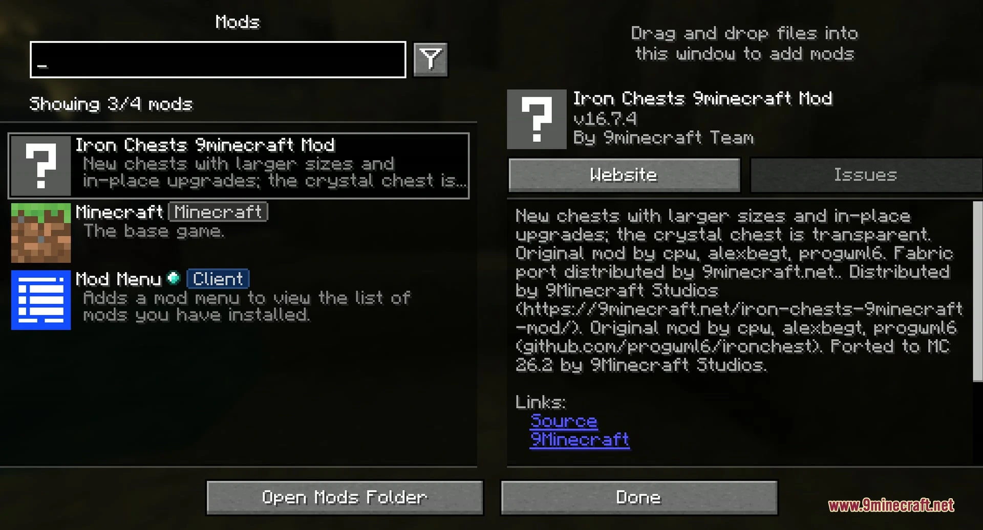 Iron Chests 9minecraft Mod (26.3, 26.2) – Expand Storage Without Breaking Chests — screenshot 1