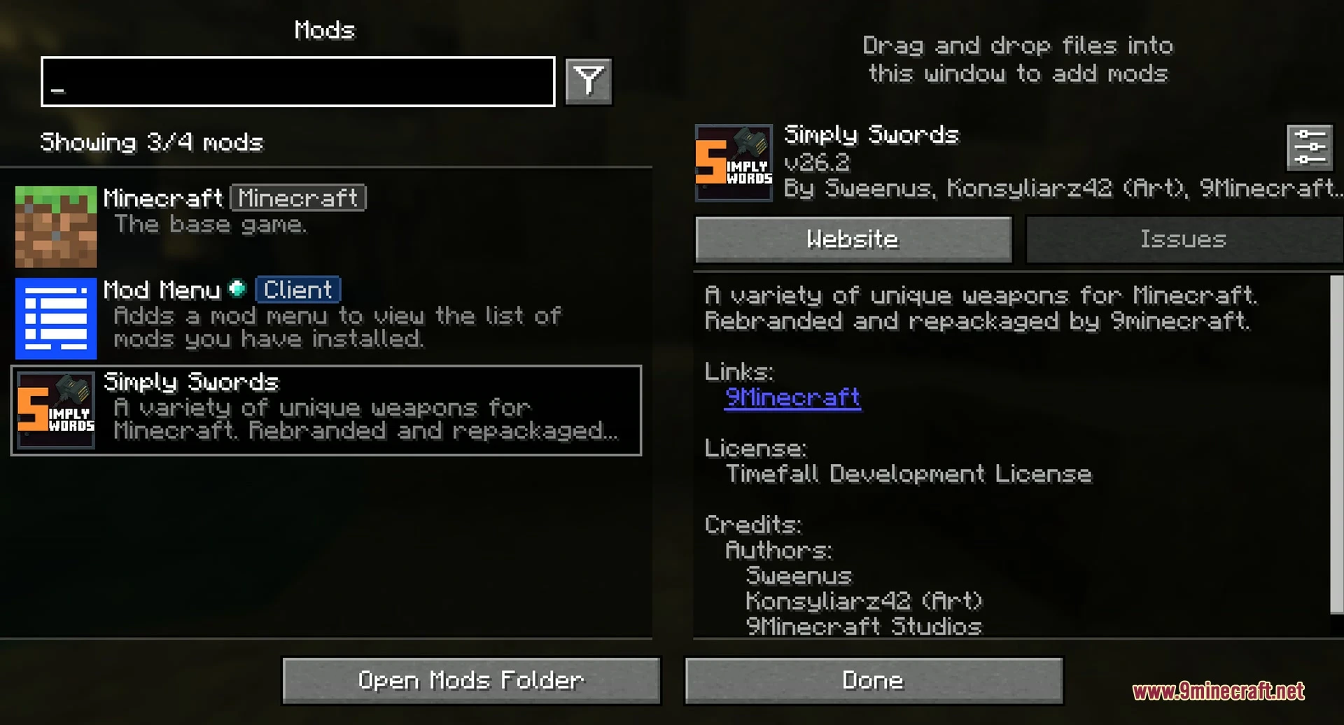 More Swords & Weapons 9minecraft Mod (26.3, 26.2) – Cast Spells with Runic Blades — screenshot 1