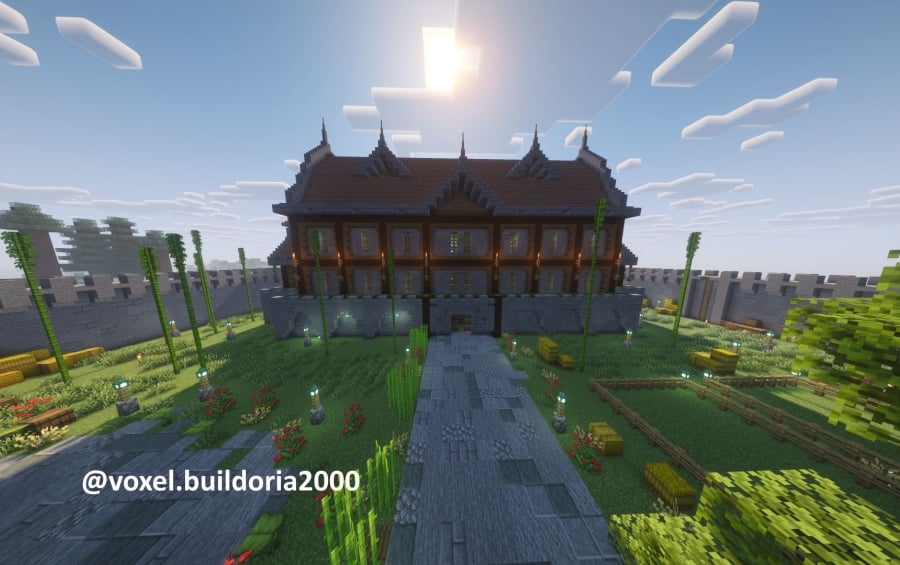 Survival Starter Base Castle Schematic Screenshots 2