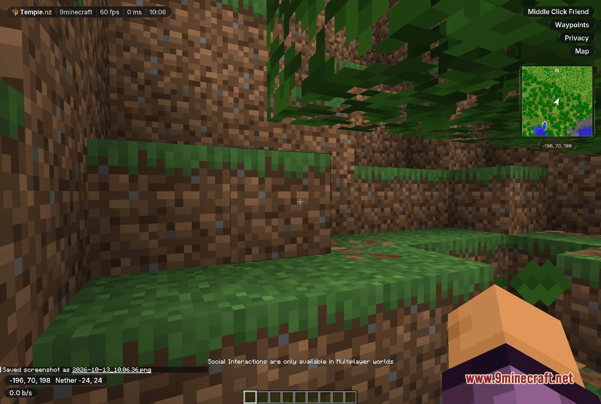 Temple Client Mod (26.2) – Dominate Brutal PvP on Anarchy Servers — screenshot 5